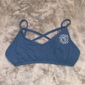 Gymshark Navy Sports Bra with Logo